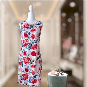 NWT Laundry By Shelli Segal Floral Sheath Dress Size 2